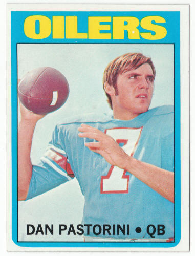 1972 Topps #156 Dan Pastorini Rookie Card front