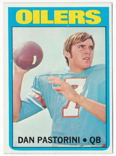 1972 Topps #156 Dan Pastorini Rookie Card front