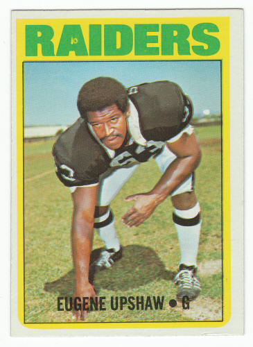 1972 Topps Gene Upshaw Rookie Card #186 Ex/M front