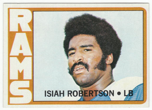 1972 Topps Football #215 Isiah Robertson Rookie Card