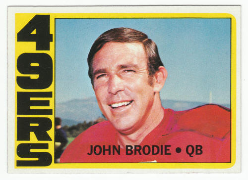 1972 Topps Football #220 John Brodie