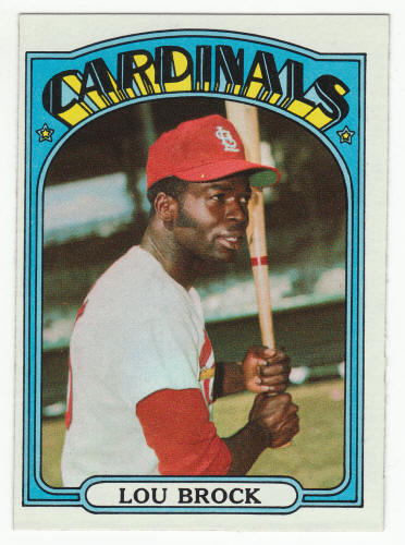 1972 Topps Baseball #200 Lou Brock front