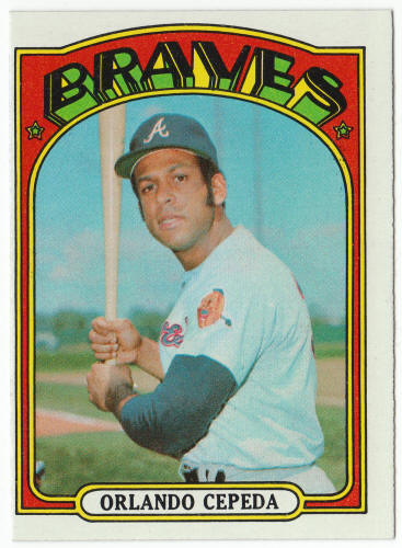 1972 Topps Baseball #195 Orlando Cepeda front