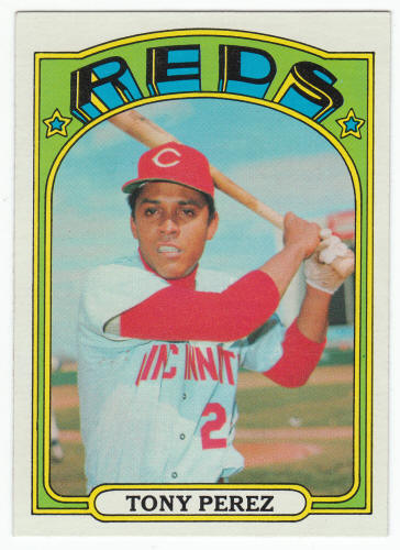 1972 Topps Tony Perez #80 front