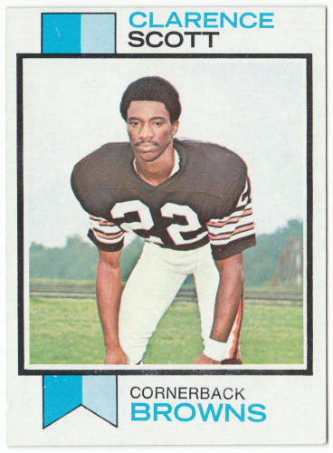 1973 Topps Football #103 Clarence Scott Rookie Card