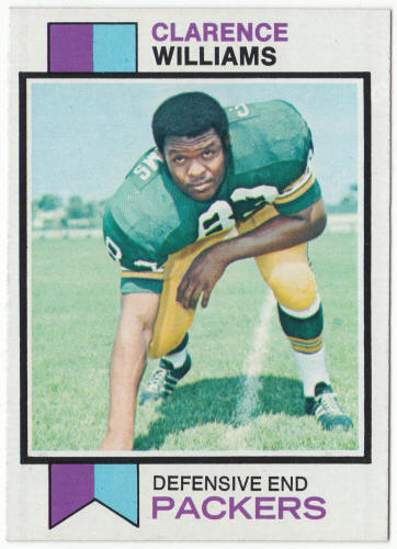 1973 Topps Football #109 Clarence Williams Rookie Card