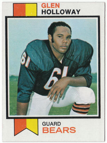 1973 Topps Football #114 Glen Holloway Rookie Card
