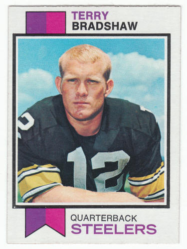 1973 Topps Terry Bradshaw #15 Ex/M front
