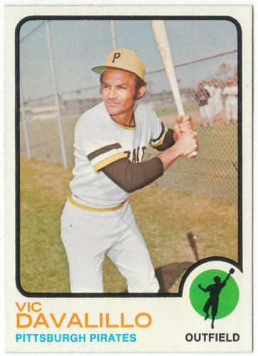 1973 Topps Baseball #163 Vic Davalillo