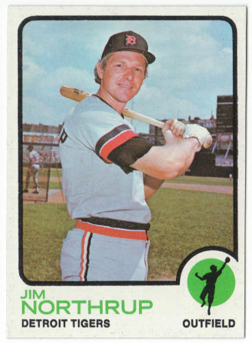 1973 Topps Baseball #168 Jim Northrup