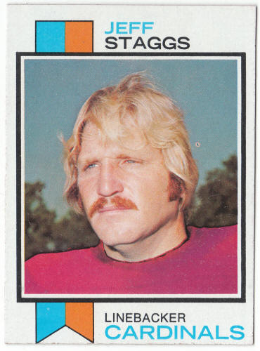 1973 Topps #182 Jeff Staggs Rookie Card