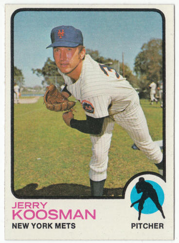 1973 Topps Baseball #184 Jerry Koosman