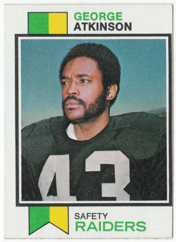 1973 Topps Football #187 George Atkinson