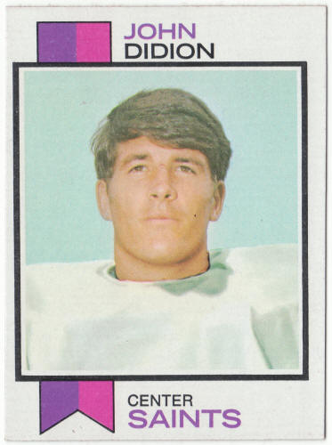 1973 Topps #192 John Didion Rookie Card