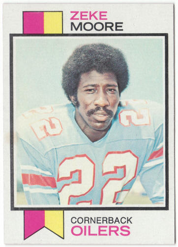 1973 Topps Football #202 Zeke Moore