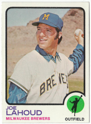 1973 Topps Baseball #212 Joe Lahoud front