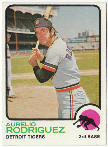 1973 Topps Baseball #218 Aurelio Rodriguez