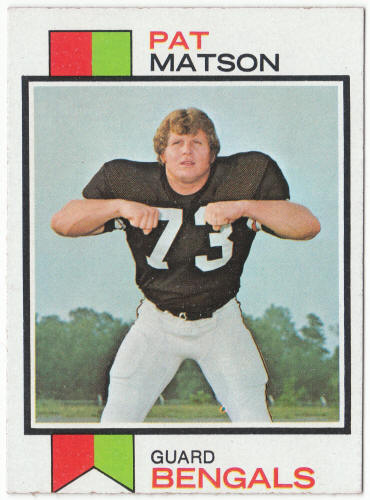 1973 Topps Football #227 Pat Matson