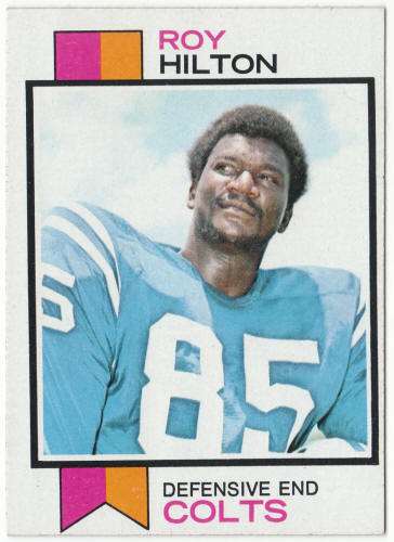 1973 Topps Football #234 Roy Hilton