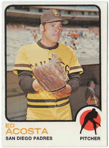 1973 Topps Baseball #244 Ed Acosta