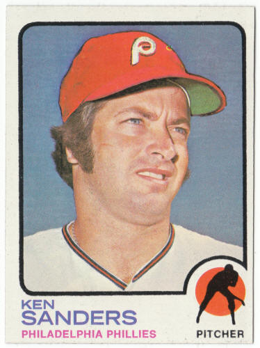 1973 Topps Baseball #246 Ken Sanders