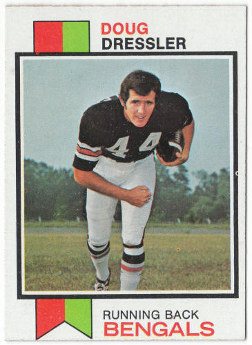 1973 Topps Football #254 Doug Dressler Rookie Card