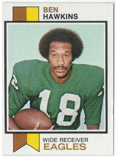 1973 Topps Football #257 Ben Hawkins