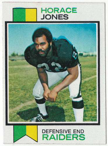 1973 Topps Football #261 Horace Jones