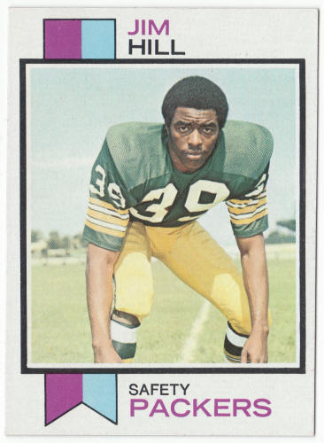 1973 Topps Football #263 Jim Hill Rookie Card