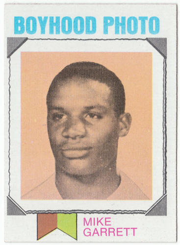 1973 Topps Football #267 Mike Garrett Boyhood Photo