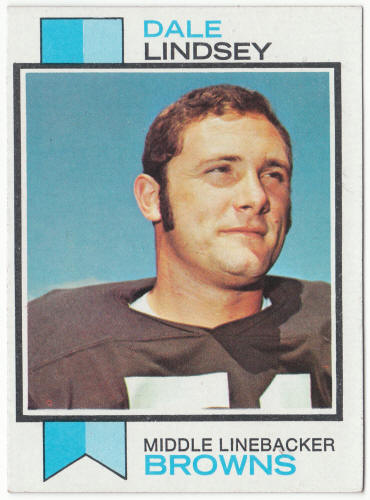 1973 Topps Football #287 Dale Lindsey Rookie Card