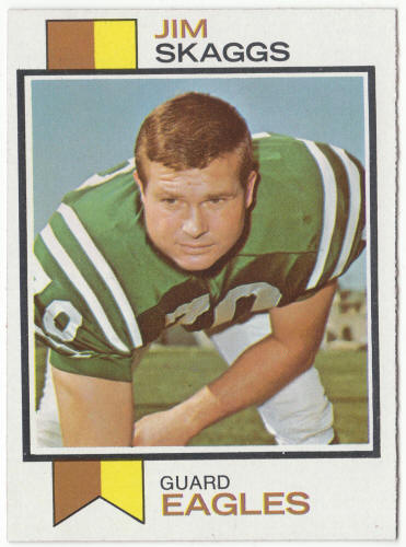 1973 Topps Football #294 Jim Skaggs