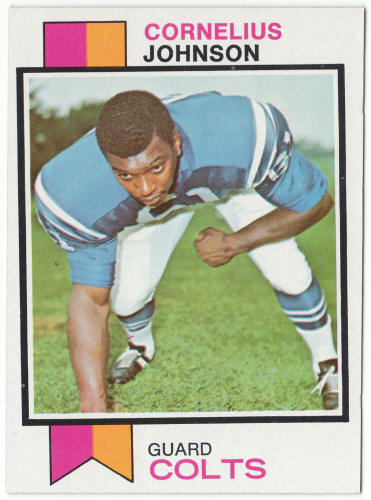1973 Topps Football #314 Cornelius Johnson Rookie Card