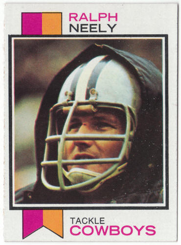 1973 Topps Football #321 Ralph Neely