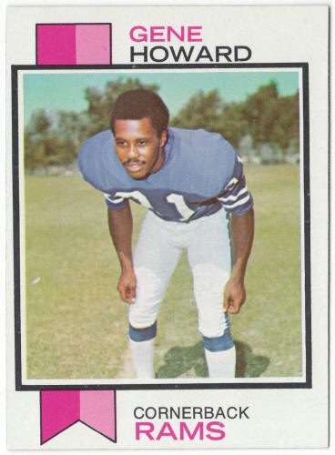 1973 Topps Football #324 Gene Howard