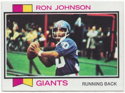 1973 Topps Football #350 Ron Johnson