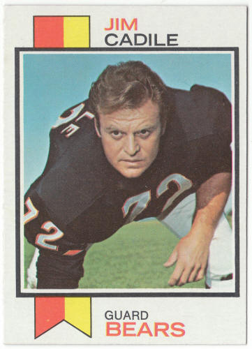 1973 Topps Football #353 Jim Cadile