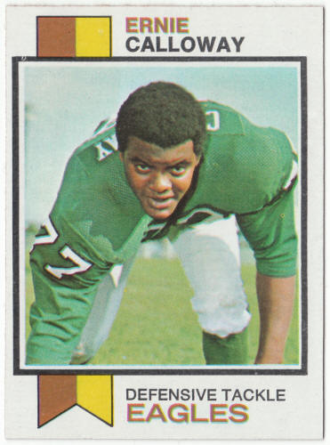 1973 Topps Football #394 Ernie Calloway Rookie Card