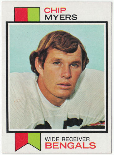 1973 Topps Football #445 Chip Myers