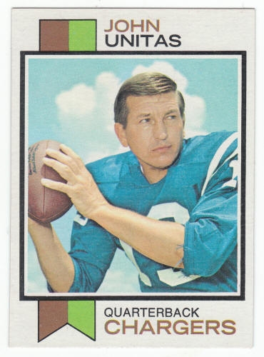 1973 Topps Johnny Unitas #455