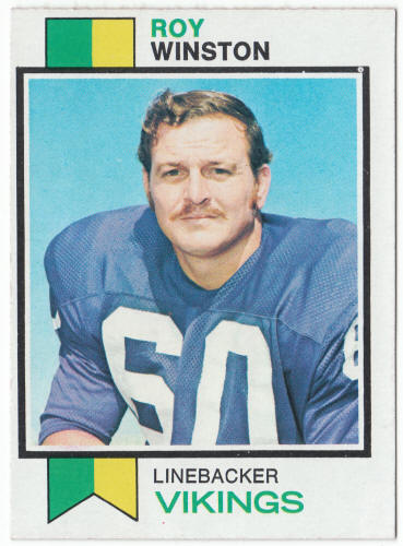 1973 Topps Football #46 Roy Winston