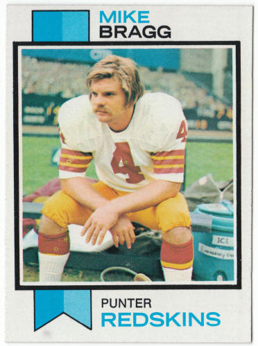 1973 Topps Football #47 Mike Bragg