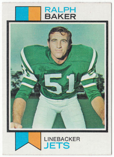 1973 Topps Football #486 Ralph Baker