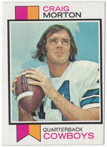 1973 Topps Football #493 Craig Morton