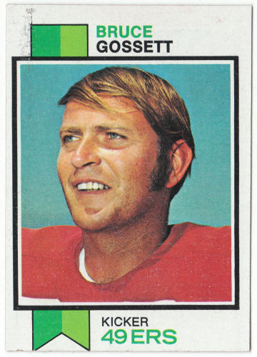 1973 Topps Football #501 Bruce Gossett
