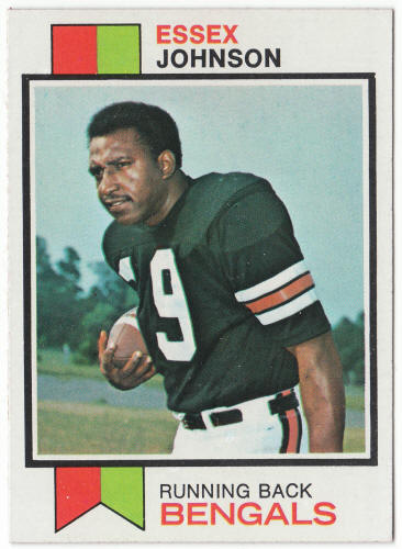 1973 Topps Football #513 Essex Johnson Rookie Card
