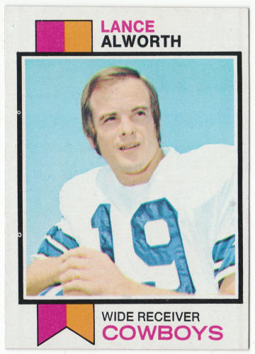 1973 Topps Football #61 Lance Alworth
