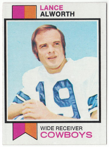 1973 Topps Football #61 Lance Alworth