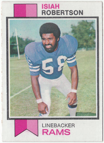 1973 Topps Football #65 Isiah Robertson