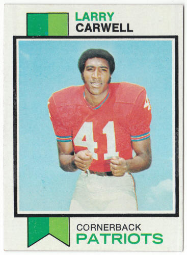 1973 Topps Football #83 Larry Carwell
